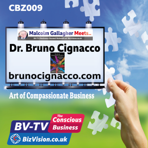 Bruno Cignacco discusses compassionate businesses on the BV-TV Conscious Business Show